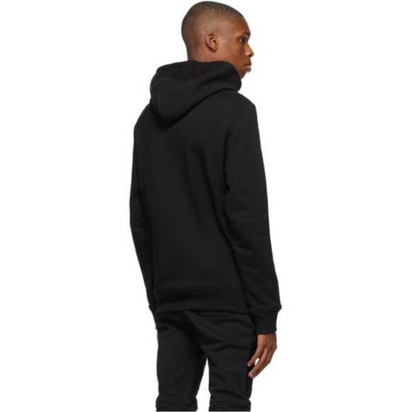 GUC Balmain Black Graphic Hoodie. Size S - Picture 4 of 16